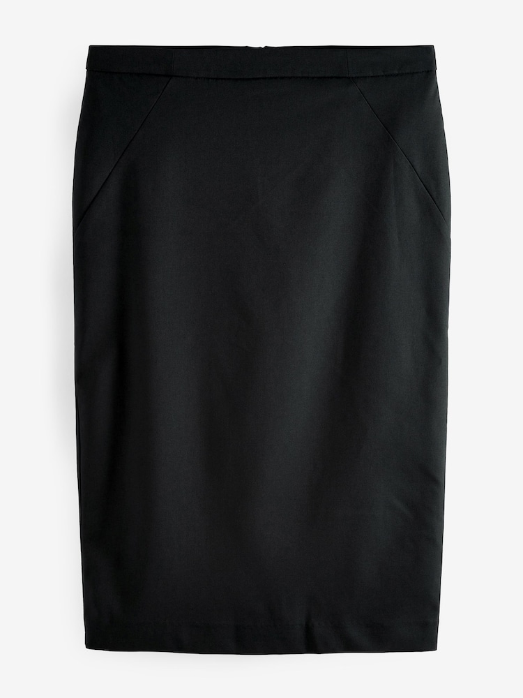Black Tailored Midi Pencil Skirt - Image 5 of 5