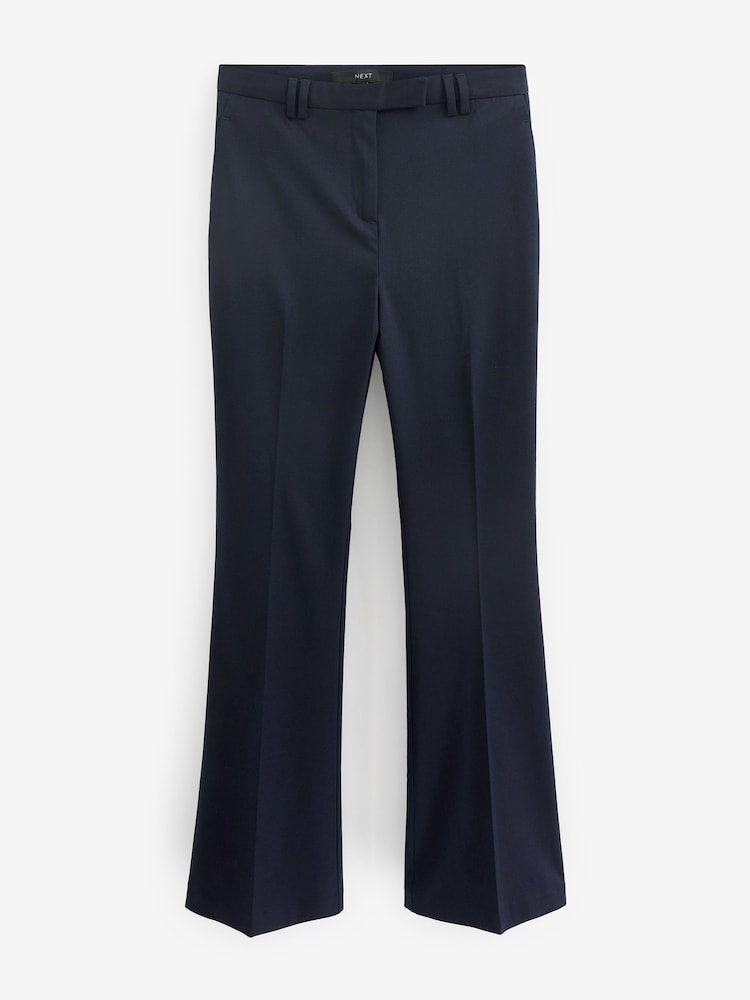 Navy Blue Tailored Bootcut Trousers - Image 6 of 6