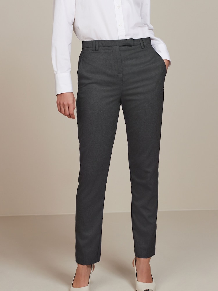 Grey Slim Tailored Trousers - Image 3 of 6