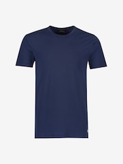 Polo Ralph Lauren Blue/Grey Slim 100% Cotton T-Shirts 3 Pack - Image 7 of 7