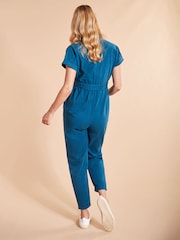 Frugi Maternity Blue Hannah Jumpsuit - Image 2 of 5