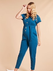Frugi Maternity Blue Hannah Jumpsuit - Image 3 of 5