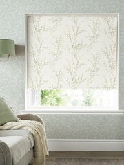 Laura Ashley Off White/Hedgerow Pussy Willow Roller Blind - Image 1 of 1