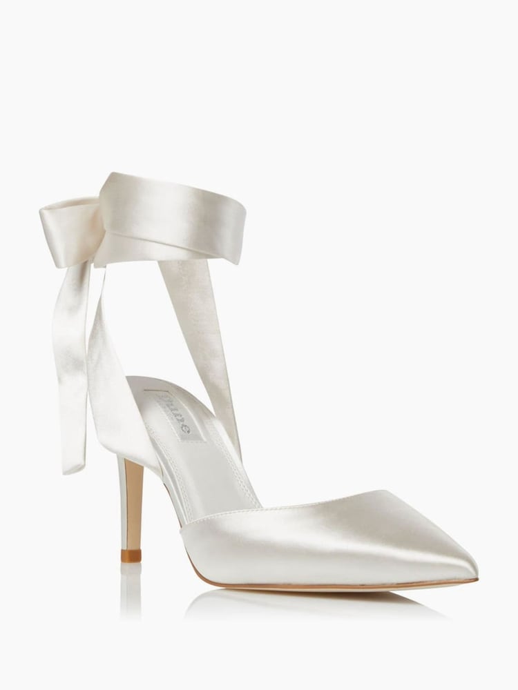 Dune London saten Daliah Ankle Kravata Poročni čevlji - Slika 2 iz 4 Dune London saten Daliah Ankle Kravata Poročni čevlji - Slika 2 iz 4