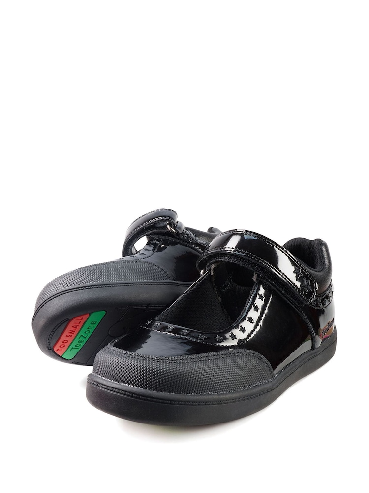 Toezone Black Sommer The School Shoe With Friendly Ortholite Insock - Image 2 of 6