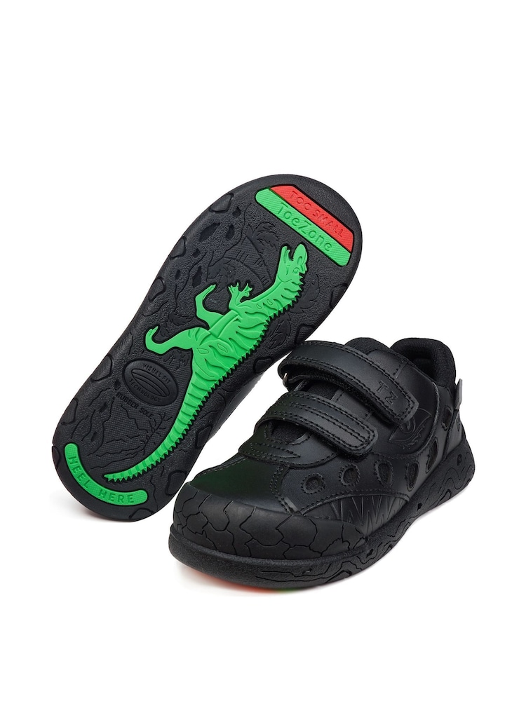 Toezone Jay Dinosaur Ortholite Black Shoes - Image 3 of 11