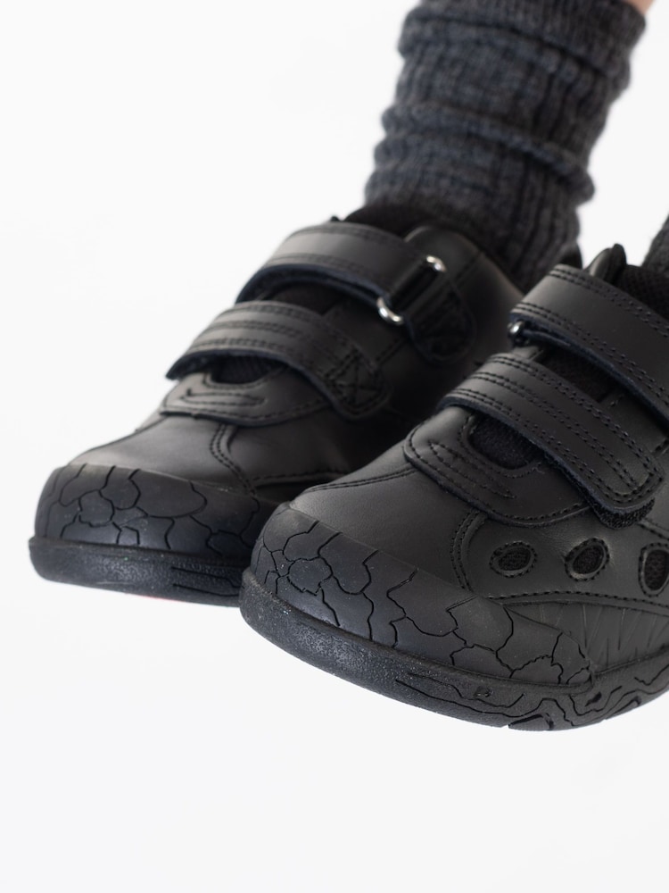 Toezone Jay Dinosaur Ortholite Black Shoes - Image 9 of 11
