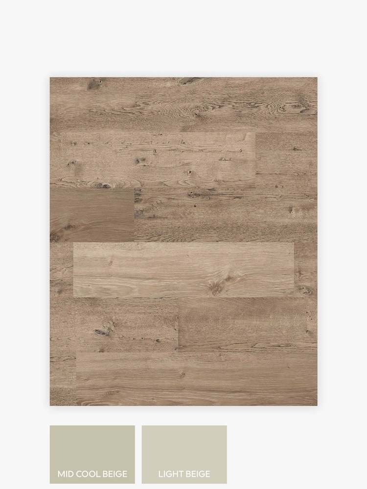 Light Natural Bronx Wood Effect A4 Wallpaper Sample - Image 3 of 3