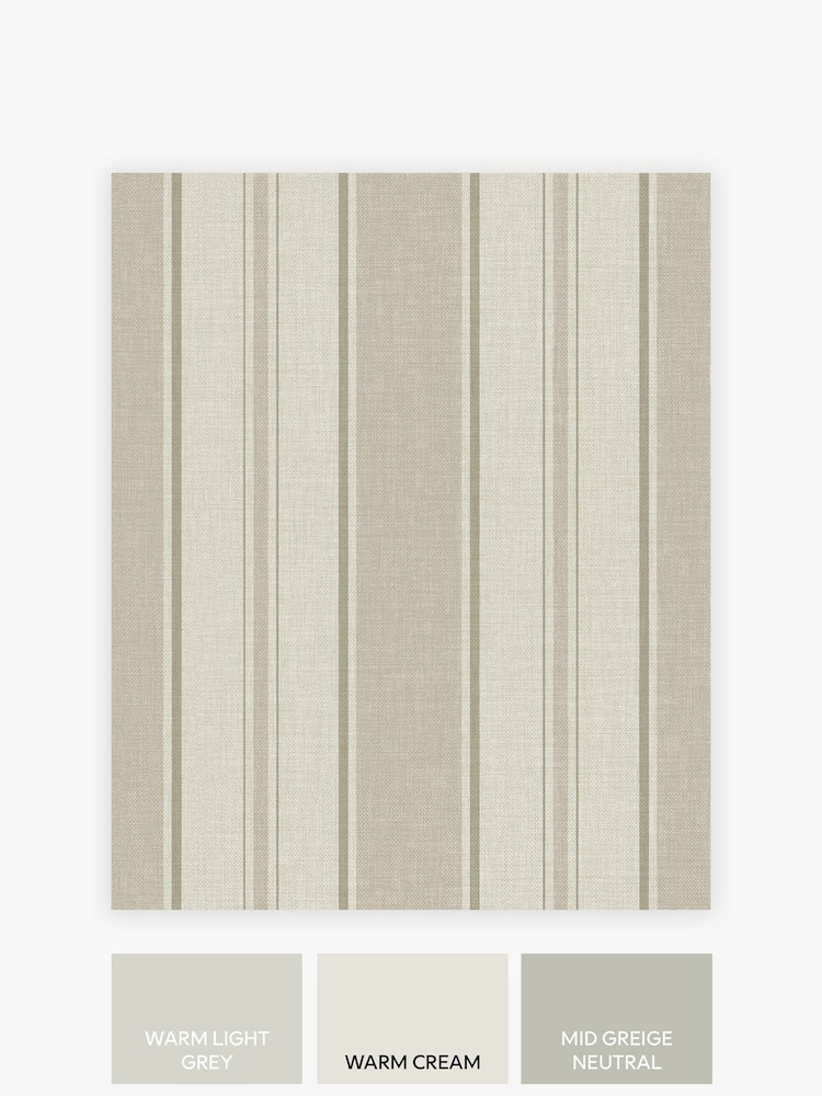 Natural Bold Country Stripe A4 Wallpaper Sample - Image 3 of 3 Natural Bold Country Stripe A4 Wallpaper Sample - Image 3 of 3