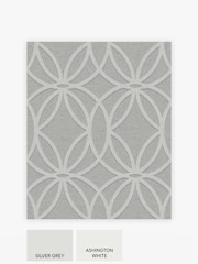 Grey Geometric Luxe A4 Wallpaper Sample - Image 3 of 3
