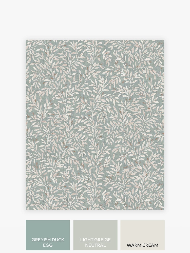 Blue Next Ditsy Leaf A4 Wallpaper Sample - Image 3 of 3