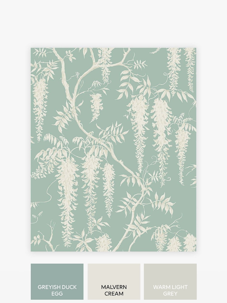 Blue Next Statement Leaves A4 Wallpaper Sample - Image 3 of 3