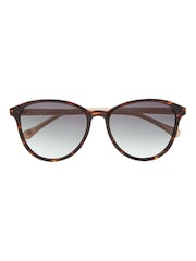 Ted Baker Tortoiseshell Brown Classic Round Eye Sunglasses - Image 1 of 5