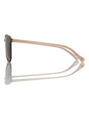 Ted Baker Tortoiseshell Brown Classic Round Eye Sunglasses - Image 3 of 5