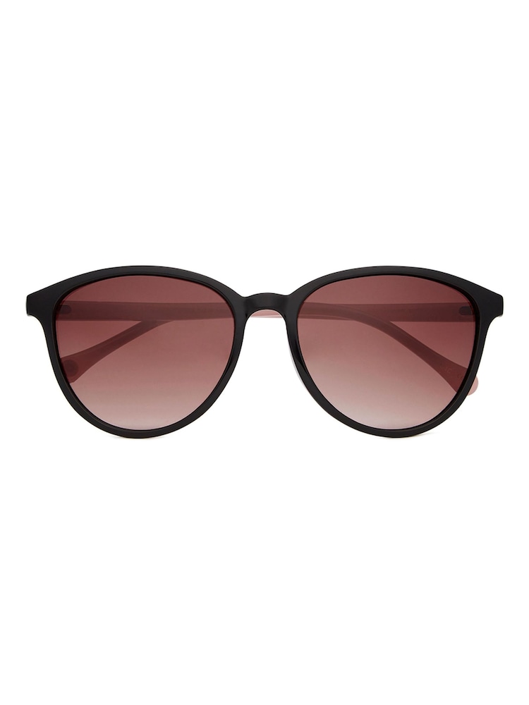 أسود/وردي - نظارات شمسية كلاسيكية عدسة دائرية من Ted Baker - صورة 1 من 4 أسود/وردي - نظارات شمسية كلاسيكية عدسة دائرية من Ted Baker - صورة 1 من 4