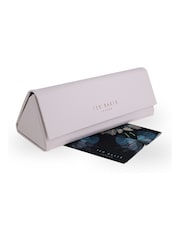 Черный/розовый - Ted Baker классические солнцезащитные очки с круглыми глазами - Image 3 of 4