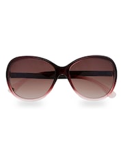 Ted Baker Gradient Wine Red Blair Fade Sunglasses - Image 2 of 5