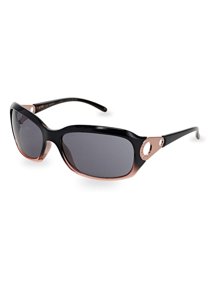 Ted Baker Black & Rose Gradient Fashion Sunglasses - Image 2 of 5 Ted Baker Black & Rose Gradient Fashion Sunglasses - Image 2 of 5