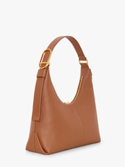 Jasper Conran London Beatrix Scoop Leather Hobo Bag - Image 2 of 2