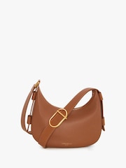 Jasper Conran London Beatrix Scoop Leather Cross-Body Bag - Image 1 of 5