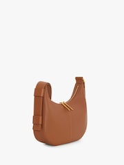 Jasper Conran London Beatrix Scoop Leather Cross-Body Bag - Image 3 of 5