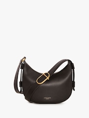 Jasper Conran London Beatrix Scoop Leather Cross-Body Bag - Image 1 of 5