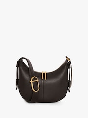 Jasper Conran London Beatrix Scoop Leather Cross-Body Bag - Image 3 of 5