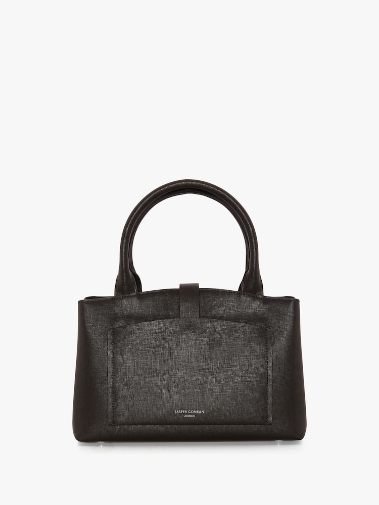 Jasper Conran London Bee Leather Mini Tote Bag - Image 7 of 7