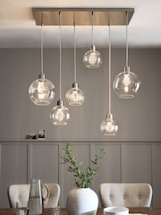 Brushed Chrome Bourton Linear Cluster - Image 1 of 5