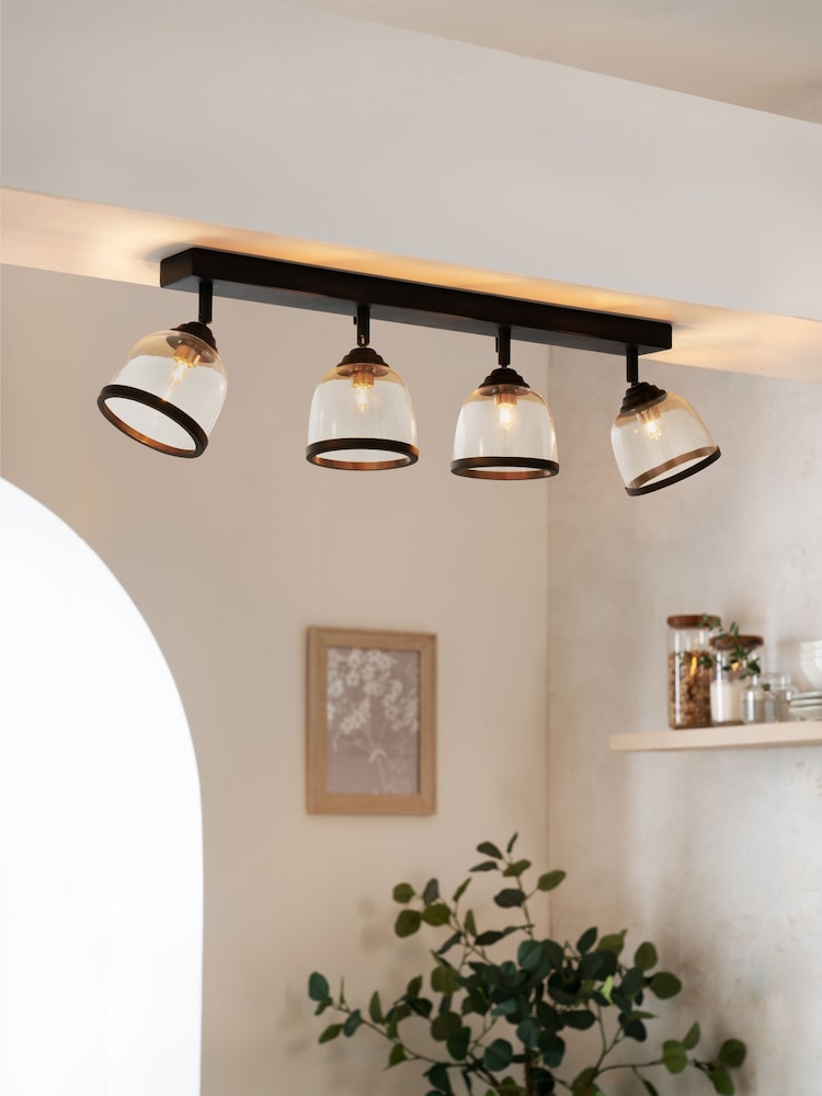 Black Gloucester Spot 4 Light Ceiling - Image 1 of 7