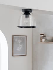 Black Gloucester 1 Light Flush Ceiling Light - Image 2 of 5