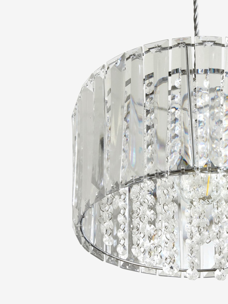 Clear Astor Easy Fit Shade Ceiling Light - Image 7 of 7