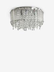 Clear Astor 3 Light Flush Ceiling Light - Image 7 of 7