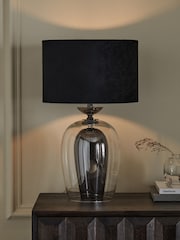Smoke Grey Rosella Table Lamp - Image 1 of 7