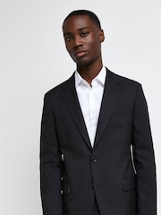 أسود داكن - بدلة تويل سكيني من River Island: السترة - صورة 15 من 17