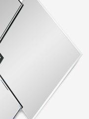 Clear Dakota Diamond Statement Wall Mirror - Image 4 of 5