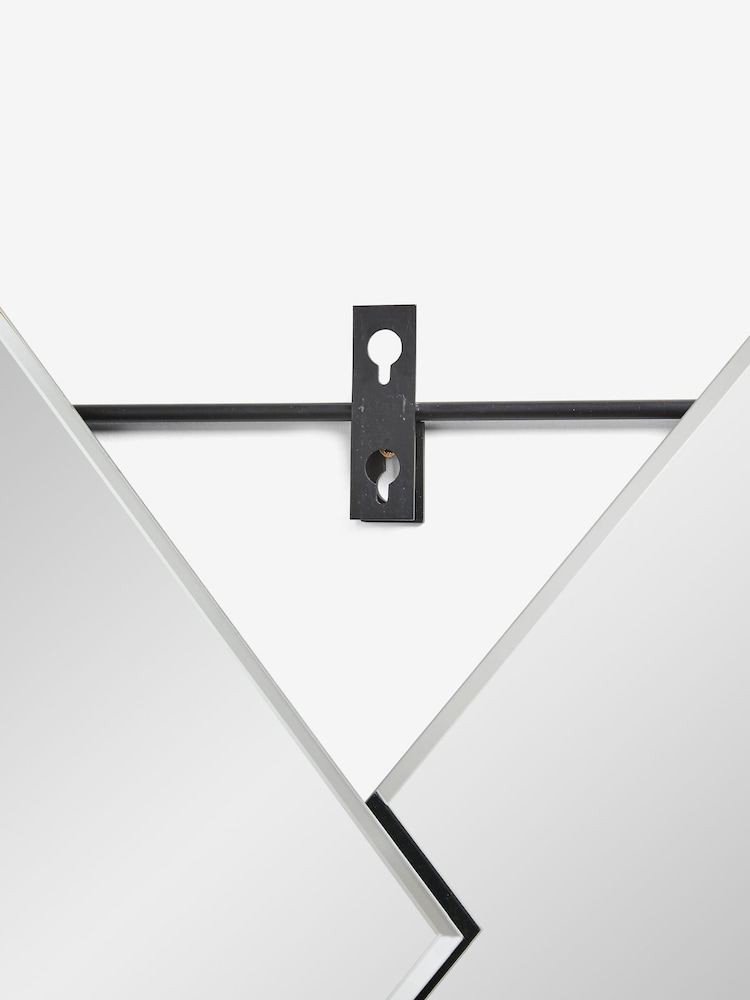 Clear Dakota Diamond Statement Wall Mirror - Image 5 of 5