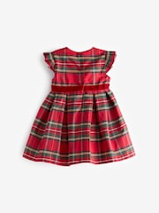 Red Check Taffeta Baby Prom Dress (0mths-2yrs) - Image 5 of 5