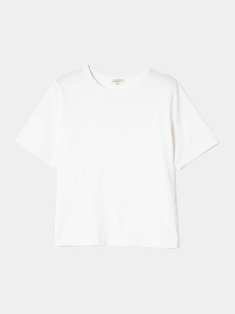 Jigsaw White Boy Heavy 100% Cotton T-Shirt - Image 6 of 6
