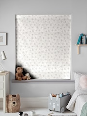 Laura Ashley Pale Steel Grey Kids Ahoy Alphabet Made To Measure Roman Blind - Image 6 of 7
