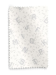 Laura Ashley Pale Steel Grey Kids Ahoy Alphabet Made To Measure Roman Blind - Image 7 of 7