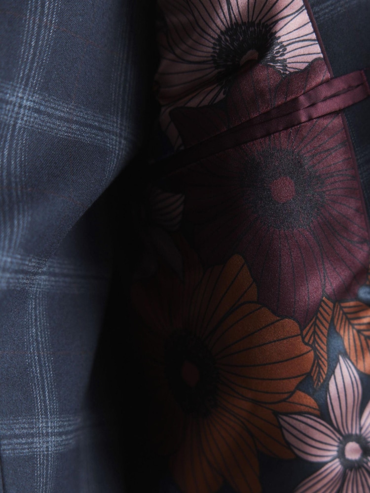 Marineblau/blau - Karierter Flanellanzug in Slim Fit: Sakko - Bild 13 von 13 Marineblau/blau - Karierter Flanellanzug in Slim Fit: Sakko - Bild 13 von 13