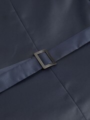 Navy Check Suit Waistcoat - Image 6 of 7