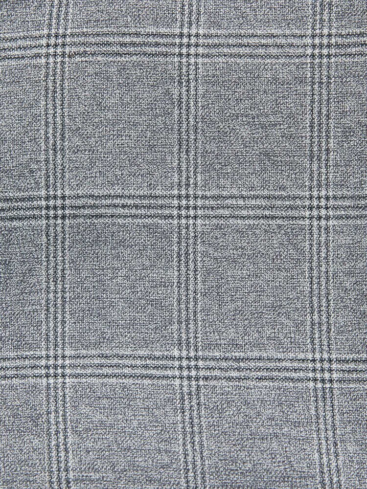 Grey Skinny Fit Check Suit: Trousers - Image 9 of 9
