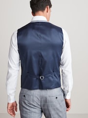Grey Check Suit Waistcoat - Image 2 of 9