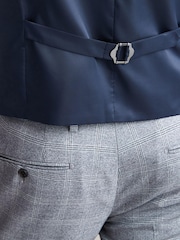 Grey Check Suit Waistcoat - Image 6 of 9