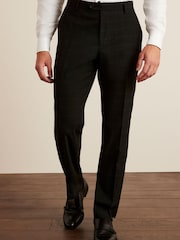Black Check Suit: Trousers - Image 1 of 5