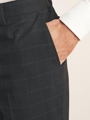 Black Check Suit: Trousers - Image 4 of 5