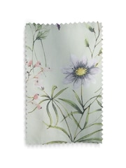 Sage Green Ready Made Blackout Roman Blind Floral Regency - Image 7 of 9