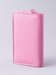 Lakeland Leather Mauve Pink Medium Tab Purse - Image 2 of 5